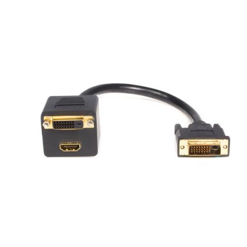 StarTech.com 1ft DVI D to HDMI Splitter