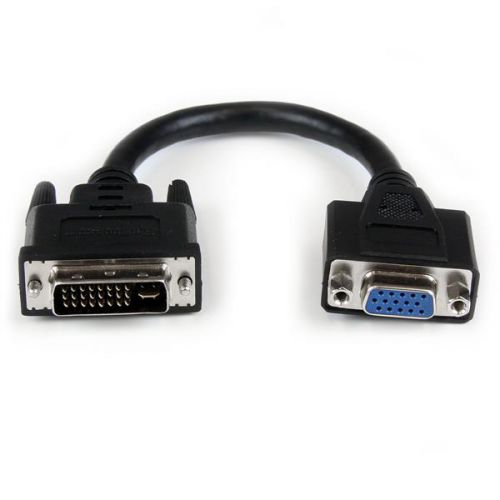 StarTech.com 8in DVI to VGA Cable Adaptor AV Cables 8STDVIVGAMF8IN