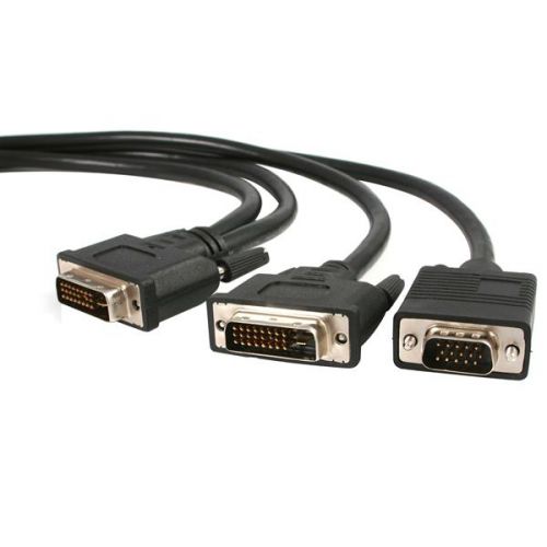 StarTech.com 6ft DVI I Male Splitter Cable