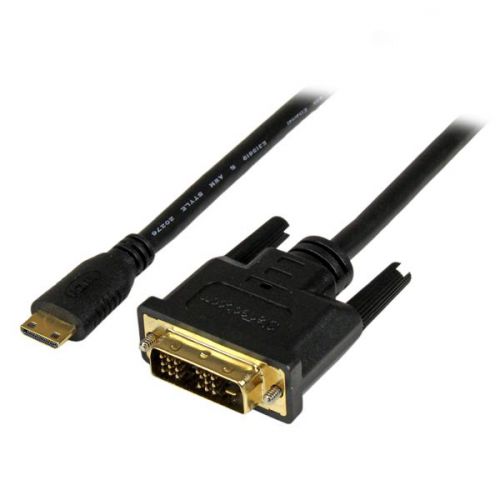 StarTech.com 1m Mini HDMI to DVI D Cable