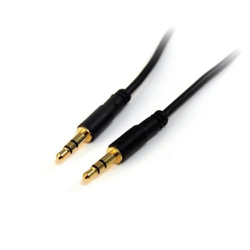 StarTech.com 15ft Slim 3.5mm Stereo Cable External Computer Cables 8STMU15MMS