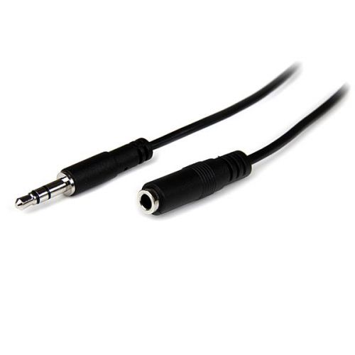 StarTech.com 2m Slim 3.5mm Stereo Extension Audio Cable