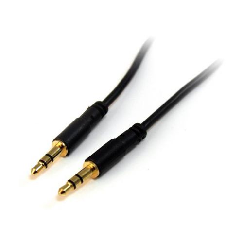 StarTech.com 3ft Slim 3.5mm Stereo Cable External Computer Cables 8STMU3MMS