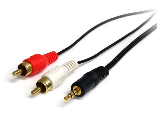 StarTech.com 6ft 3.5mm Stereo Audio Cable External Computer Cables 8STMU6MM