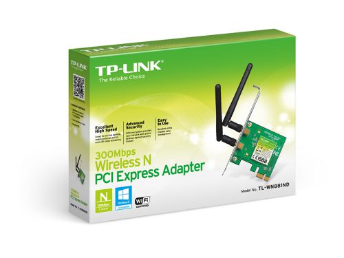TP LINK TLWN881ND Wireless Adaptor PCI Cards 8TPTLWN881ND