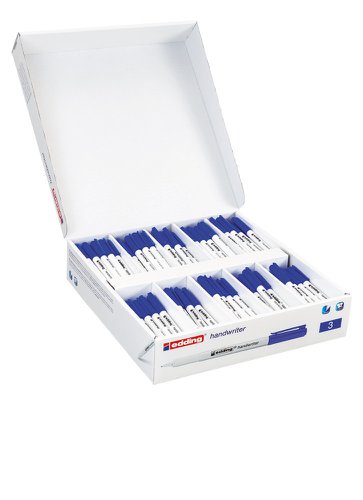 edding Handwriter Pen Blue Classpack (Pack 200) - 4-51915