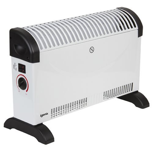 2kW Convector Heater Floor standing or Wall Mounted White Ref HG01003