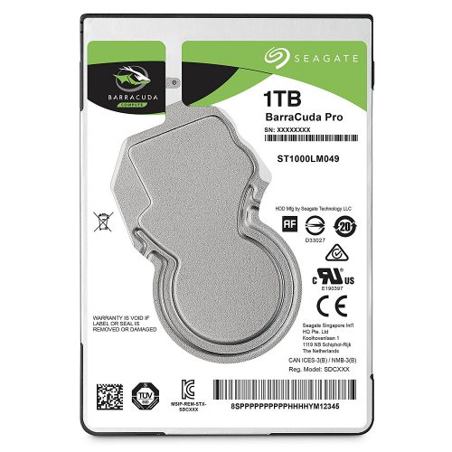 8SEST1000LM049 | Seagate brings over 20 years of trusted performance and reliability to the Seagate® BarraCuda® family. BarraCuda Pro 2.5-inch drives, available at 7,200 RPM with up to 1 TB of storage, offer the highest sustained throughput and are backed by a 5-year limited warranty.