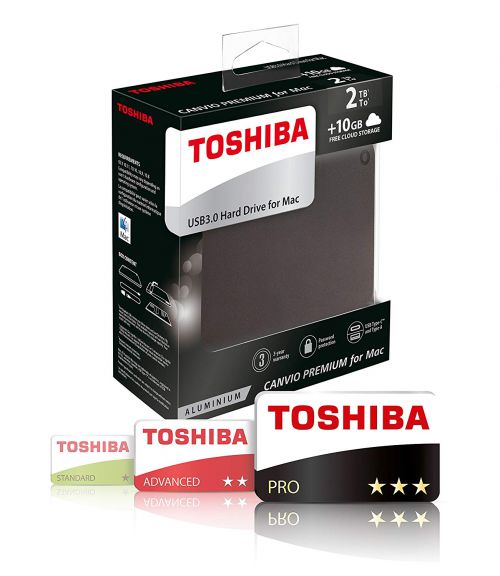 Toshiba 2TB Canvio Premium MAC 2.5in USB3.0 HDD