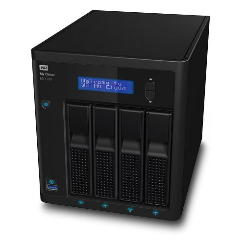 WD My Cloud EX4100 24TB 4 Bay Desktop NAS External Black
