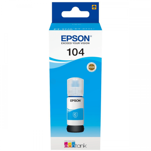 Epson 104 Cyan Ink Bottle 70ml - C13T00P240