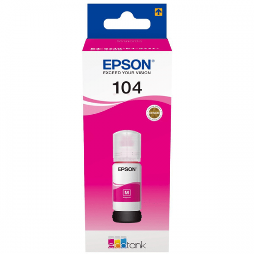 EPT00P340 - Epson 104 Magenta Ink Bottle 70ml - C13T00P340
