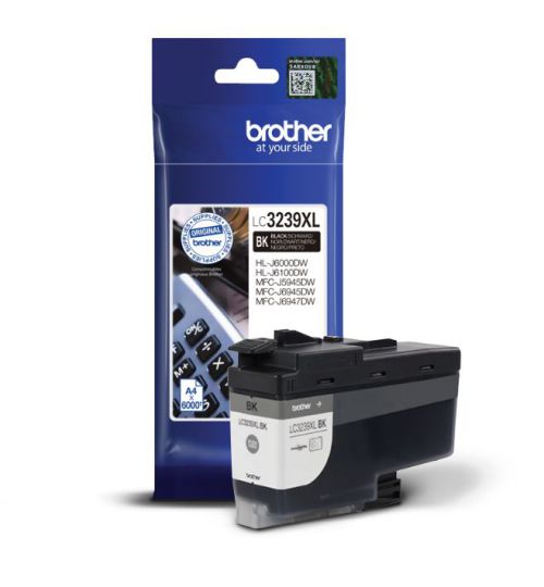 Brother LC3239XLBK Inkjet Cartridge High Yield Black LC3239XLBK