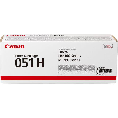 Canon 051HBK Black Standard Capacity Toner Cartridge 4k pages - 2169C002