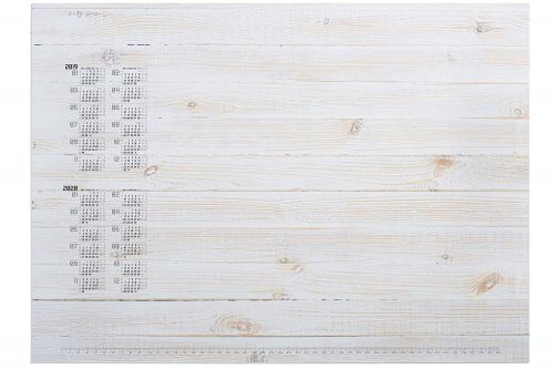 Durable Desk Mat Pinewood Panels