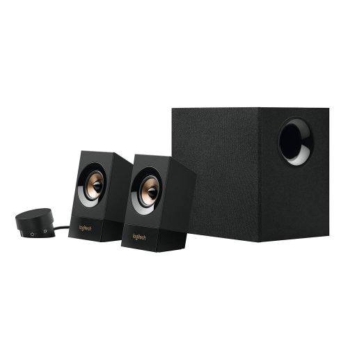 POWERFUL, ROOM-FILLING SOUND WITH STRONG BASSThis 120 Watts Peak/60 Watts RMS powerful 2.1 speaker system delivers dynamic bass from its front-facing subwoofer.