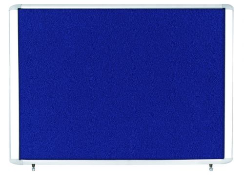 Bi-Office Mastervision Outdoor Display Cases (18xA4) 1400x973mm ext. Blue Felt VT390607760