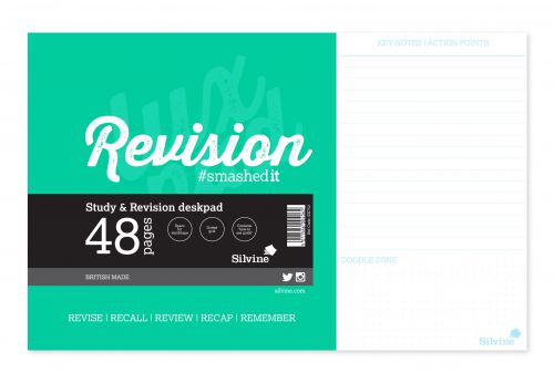 Silvine Luxpad Revision Deskpads 360X230mm PK5
