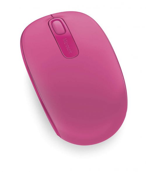 Microsoft Wireless Mouse 1850 Magenta Pink