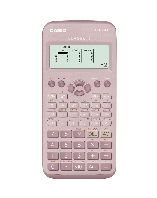 Casio FX-83GTX Scientific Calculator Pink FX-83GTX-DP-S-UH