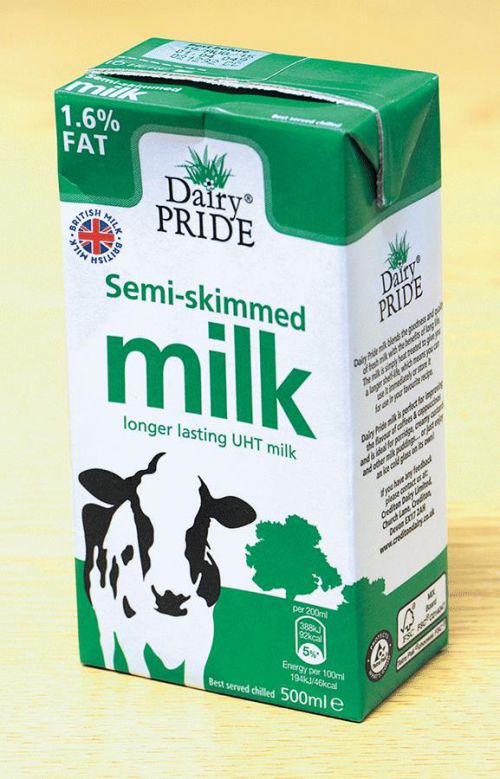 Semi Skimmed Milk 500ml PK12