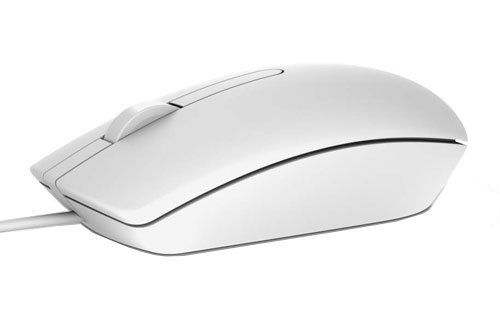 Dell MS116 USB Type-A Optical 1000 DPI Mouse White