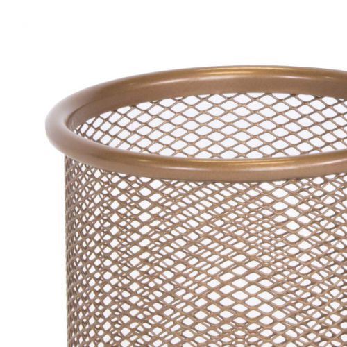 WIREMESH PEN POT - ROSEGOLD