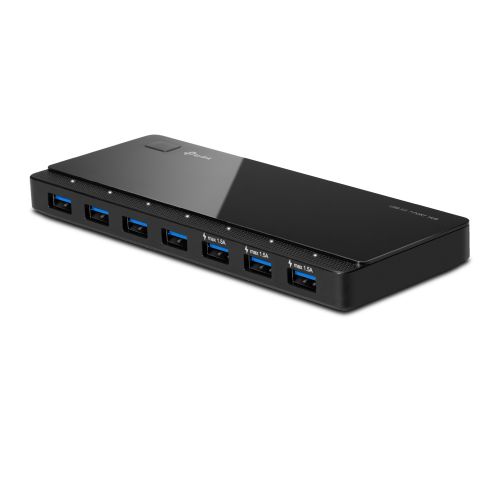 7 Port USB 3.0 Hub with UK Power Adaptor