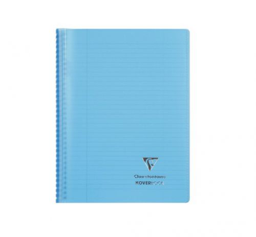 Koverbook Wirebound A4 PP Cover 160p Blue PK5