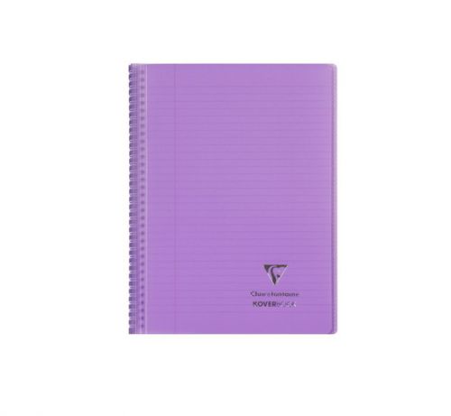Koverbook Wirebound A4 PP Cover 160p Purple PK5