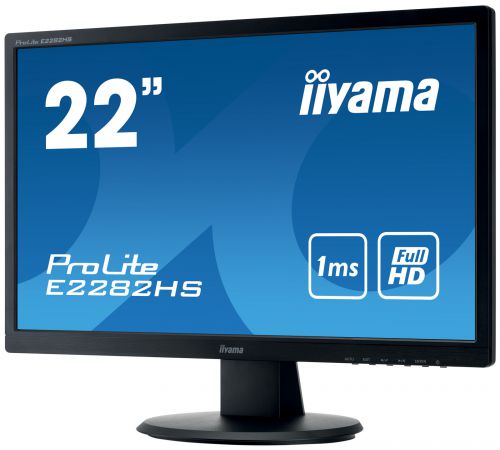 iiyama 22in Monitor ProLite E2282HS-B1 Full HD E2282HS-B1