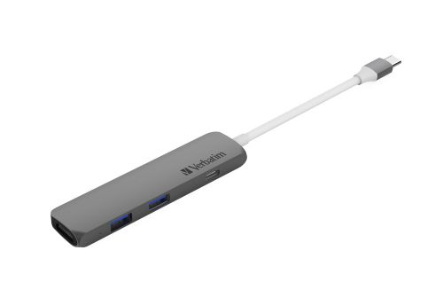 Verbatim USB-CTM Hub with HDMI Grey 49540