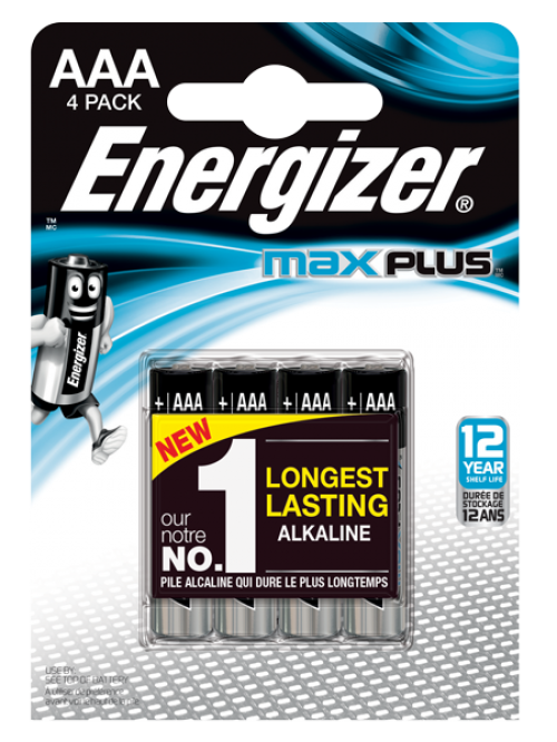 Energizer Max Plus AAA PK4