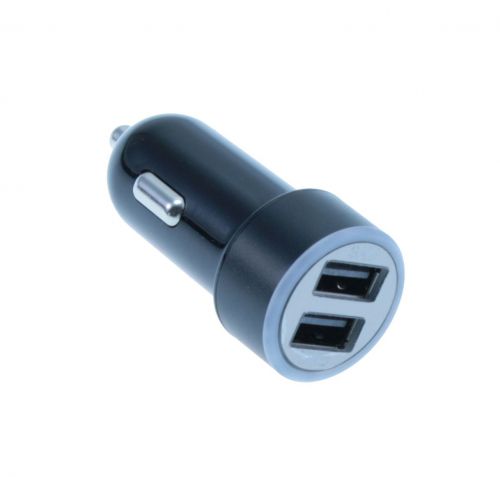 MediaRange Dual USB 3.4A Car Charger (Black/Silver)