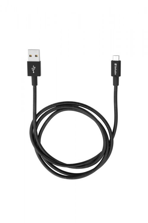 Verbatim Micro B Usb Cable Sync & Charge 100Cm Black
