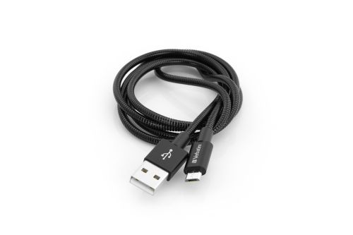 Verbatim Micro B Usb Cable Sync & Charge 100Cm Black External Computer Cables HW1664