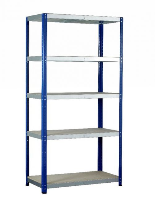 Eco-Rax H1800xW1200xD600mm c/w 5 Chipboard Shelves