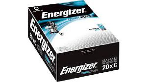 Energizer Max Plus C Alkaline Batteries (Pack 20) - E301324102
