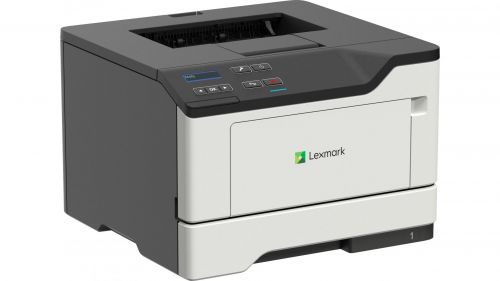 LEX36S0228 | Strike the perfect balance of performance and affordability in small-workgroup mono printing with the up to 40-pages-per-minute Lexmark MS421dw, featuring standard two-sided printing, enhanced security and standard Wi-Fi.