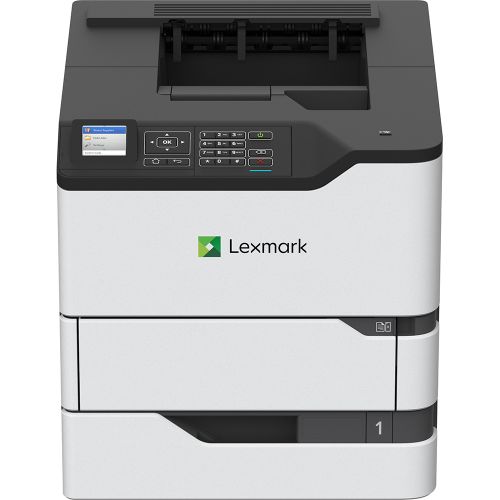 8LE50G0125 | The Lexmark MS821dn features a first page in just 4.5 seconds, output of up to 52 pages per minute and two-sided printing.