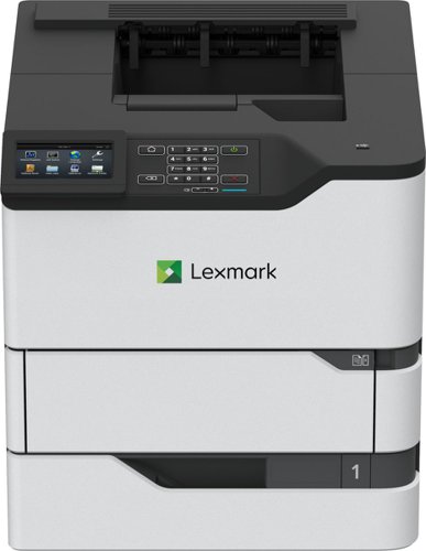 8LE50G0335 | Satisfy large-workgroup requirements for performance, reliability and security with the Lexmark MS820 Series. They deliver a first page in as little as 4 seconds and print up to 66 pages per minute. Robust paper handling, Ultra High Yield replacement toner and flexible input and output options add up to uninterrupted productivity.