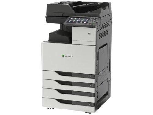 LEX32C0250 | The Lexmark CX923dte has a tray input of 2,000 sheets which enhances the multi-format 55 ppm MFP that already offers SRA3/12x18 output, copying, scanning, faxing and optional finishing.