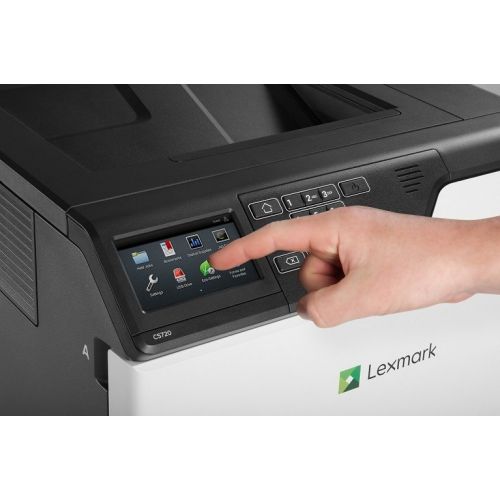 LEX21K0282 | The Lexmark CS820dtfe colour printer brings production-level performance and quality to the office, with advanced imaging technology, standard input capacity of up to 1,200 pages and inline stapling.High-performance workgroup printing and professional-quality colour distinguish the Lexmark CS820, making it not just the fastest A4 format colour laser printer in its class, but the best value in features, supplies and service.