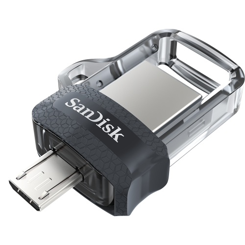 SanDisk Ultra Dual M3.0 USB-A Micro USB Flash Drive  8SASDDD3032GG46