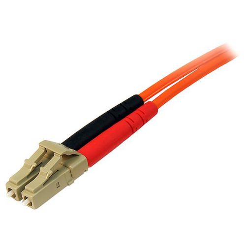 The 50FIBLCLC3 3m LSZH LC to LC Fibre Cable features 50/125 micron fibre for high-speed, high bandwidth data transmissions over Gigabit Ethernet and Fibre Channel networks, with support for duplex multimode applications.This LC-LC patch cable is housed in a LSZH (Low-Smoke, Zero-Halogen) flame retardant jacket, to ensure minimal smoke, toxicity and corrosion when exposed to high sources of heat, in the event of a fire. Making it ideal for use in industrial settings, central offices and schools, as well as residential settings where building codes are a consideration.Each Duplex 50/125 (OM2) Multimode Fibre Patch Cable is individually tested and certified to be within acceptable optical insertion loss limits for guaranteed compatibility and 100% reliability and is backed by our lifetime warranty.