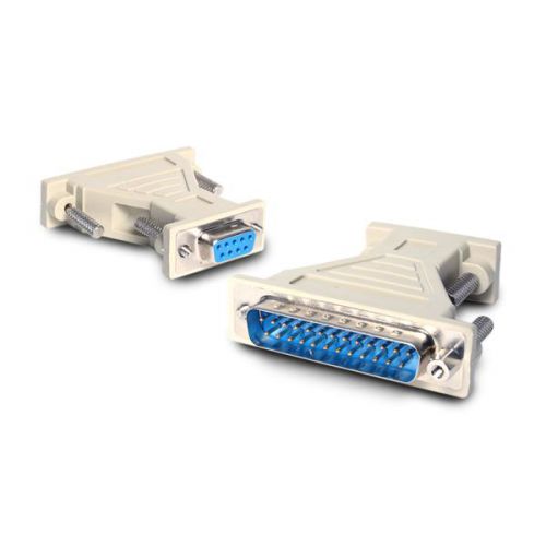 Our AT925FM DB9F to DB25M cable adapter converts a 9 pin serial port to a 25 pin male connector. Backed with a lifetime warranty.