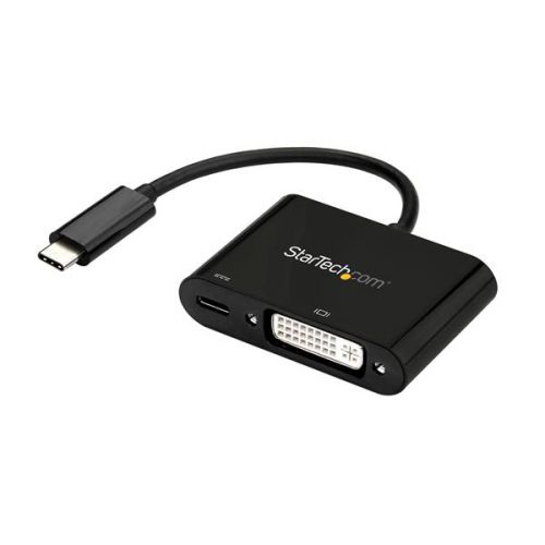 StarTech USB C to DVI Adapter with Power Delivery