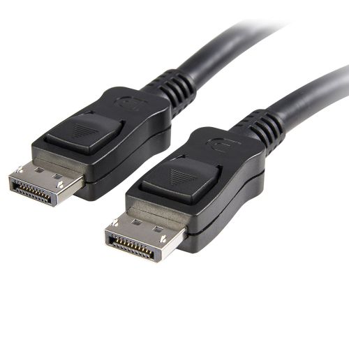 StarTech.com 6 ft DisplayPort Cable with Latches 8STDISPLPORT6L Buy online at Office 5Star or contact us Tel 01594 810081 for assistance