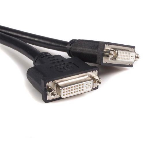 StarTech.com 8in LFH 59 to Dual DVI I DMS 59 Cable External Computer Cables 8STDMSDVIDVI1