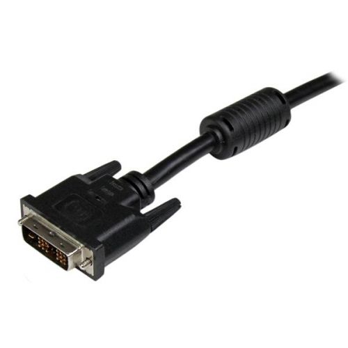 Provide a high-speed, crystal-clear connection to your DVI digital devices.The DVIDSMM1M DVI-D Single Link cable features 2 male DVI (19-pin) connectors and provides a reliable, purely digital connection between your desktop or laptop computer and a DVI-D monitor or projector.The 1m DVI-D male to male cable supports resolutions of up to 1920x1200 and transmission rates of up to 4.95 Gbits/sec, and is fully compliant with DVI DDWG standards.Designed and constructed for maximum durability, this high-quality digital video cable is backed by StarTech.com's Lifetime Warranty.